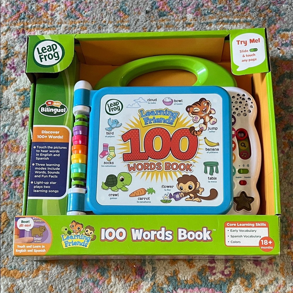 LeapFrog Learning Friends Interactive Book - Green and Blue